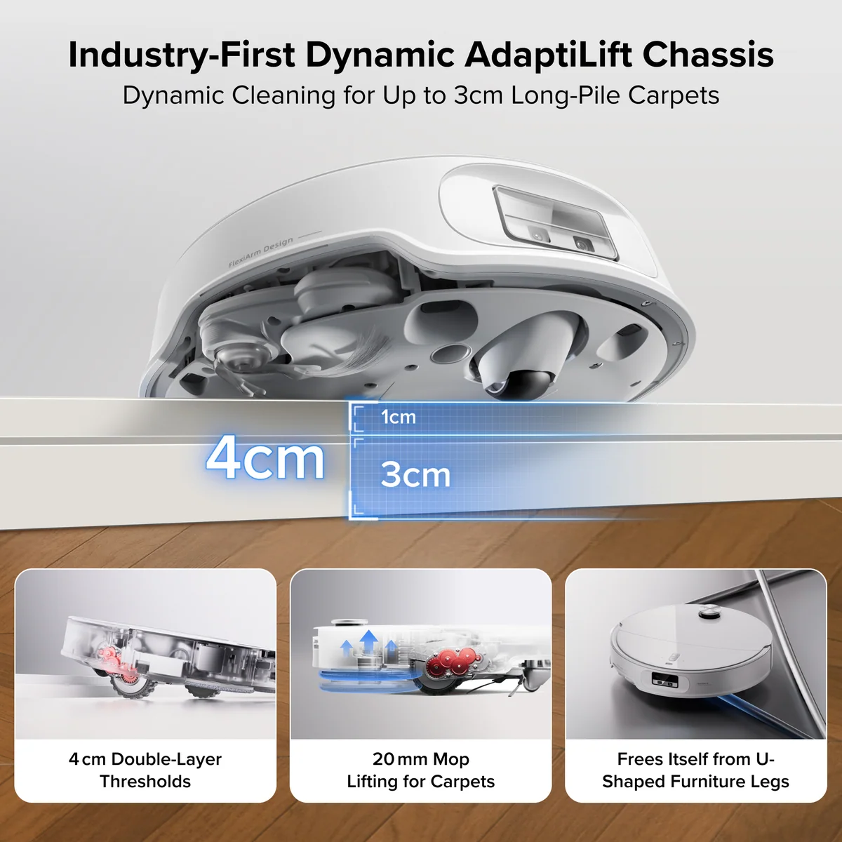 روبوروك Qrevo Curv 2 Pro Robot Vacuum and Mop