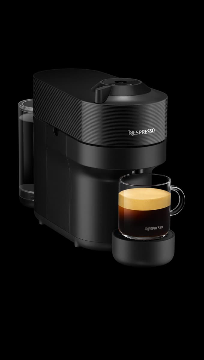 Nespresso Vertuo Pop Coffee Machine, Liquorice Black